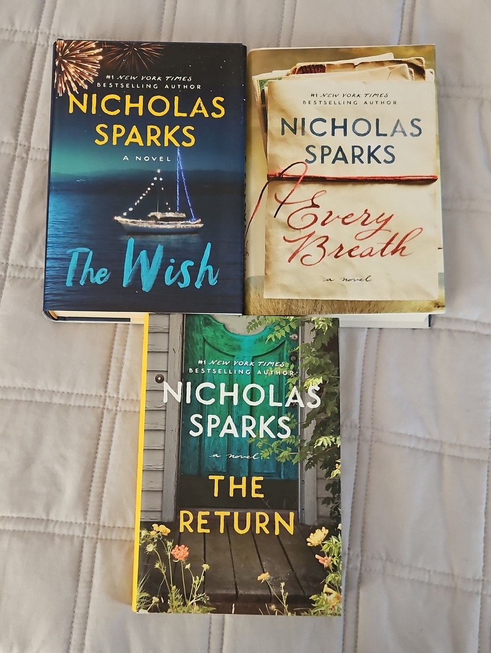 Book Set - The Wish, Every Breath, The Return - Nicolas Sparks